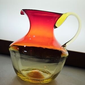 Blenco- Like Blown Glass Pitcher